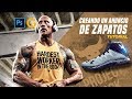 Photoshop Tutorial  Creando un Anuncio de Zapatos  Creating a Shoes Advertising