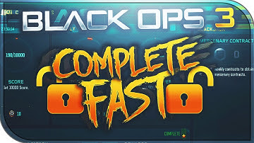 HOW TO COMPLETE "DAILY AND WEEKLY" CONTRACTS FAST! BLACK OPS 3 BEST WAY TO COMPLETE WEEKLY CONTRACT!
