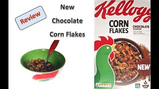 New Chocolate Kelloggs Corn Flakes Review & Cereal Adverts (2024)