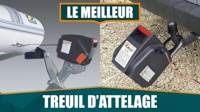 Essai treuil électrique 12V avant arrière avec télécommande sans fil  Ribimex 