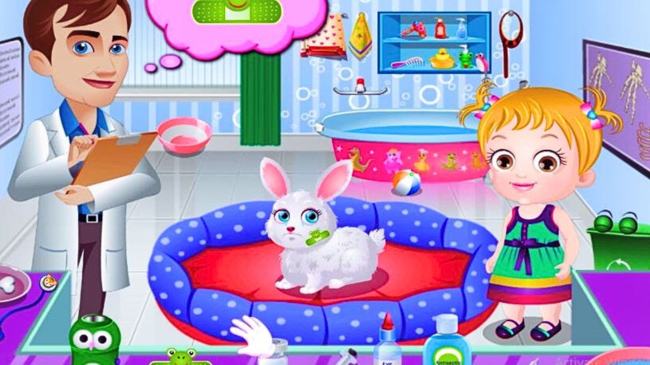 BABY HAZEL PET HOSPITAL | Fun Pet Care Game | Fun Care Kids Gameplay Part 5