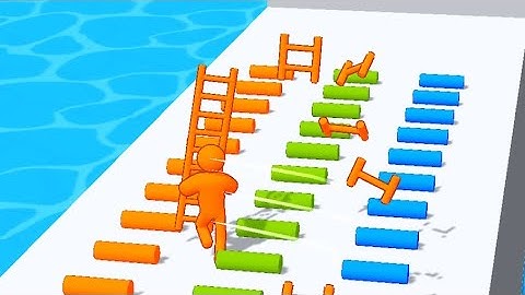 Ladder Master Color Run - All Levels Gameplay Android, iOS