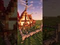 FANTASY BUILD + CUSTOM TREES  #minecraft #medievalcastle #minecraftbuilding #timelapse #build