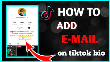 How To Add Email Button To TikTok Profile[]how to add email address on tiktok bio (2023).real trips
