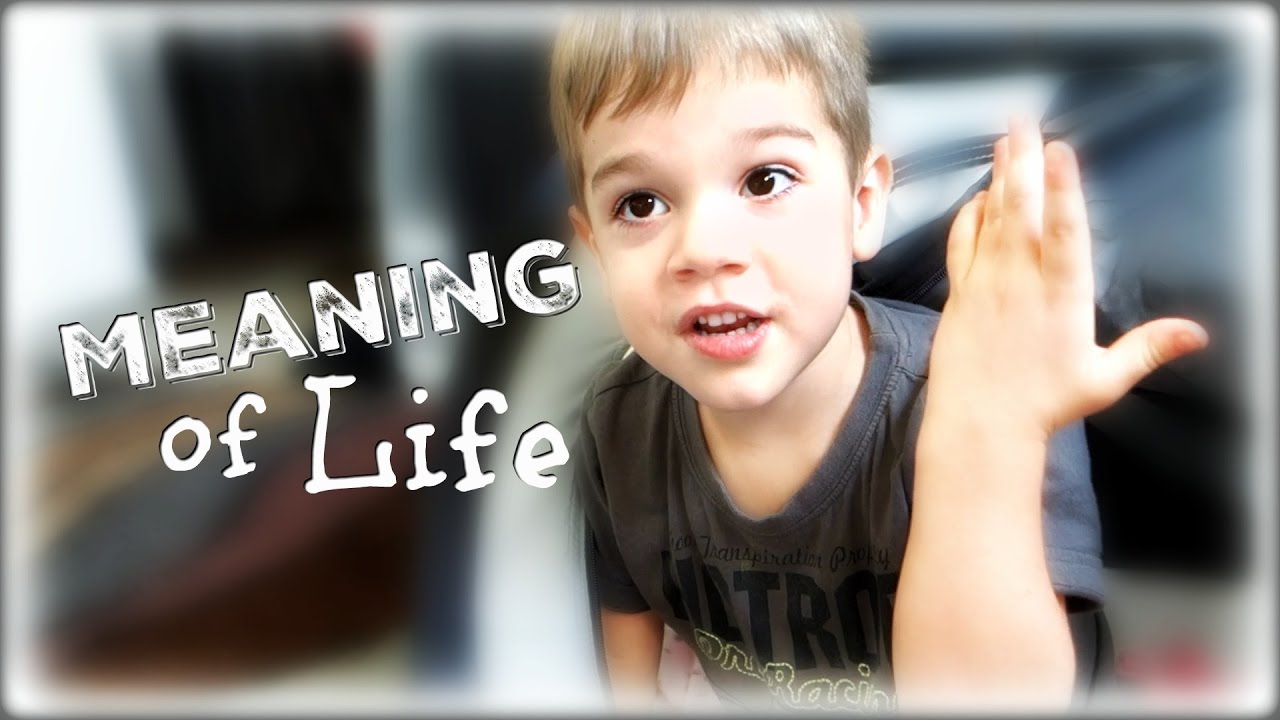 MEANING OF LIFE (as told by a 3 Year Old Vlogger)