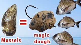 How To Make Magic Bait ( Free 0$ ) With Mussels  - #Catch-More-Fish