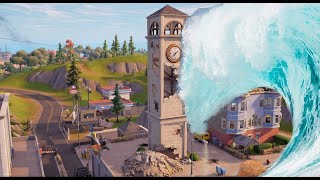 Fortnite Earthquake and Tsunami Destroy Tilted Towers!