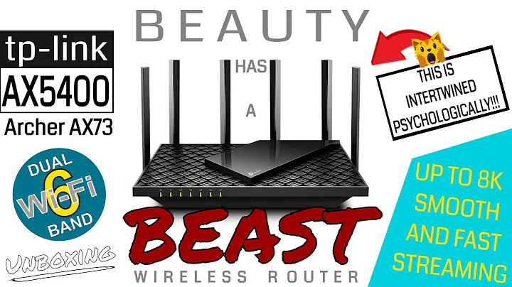 Tp-Link Archer AX73 AX5400 Wi-Fi 6 Router Unboxing