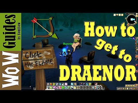 (BFA) How to get to DRAENOR  as a boosted character! | 2019|