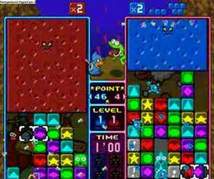 Tetris Attack Battle v Computer LV 7 -2-