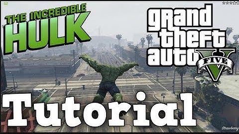 Easily: GTA 5: How To Install HULK MOD PC! *EASY* | FULL TUTORIAL ( GTA 5 PC Mods)
