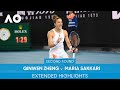 Qinwen Zheng v Maria Sakkari Extended Highlights (2R) | Australian Open 2022