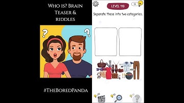 Who is Level 110 | Who is? Brain Teaser & Riddles Level 110 #TheBoredPanda