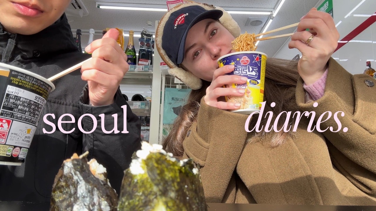 Видеоблог о Корее ❄️ Зима в Сеуле | Шоппинг, кафе и проживание в традиционных корейских домах ханок