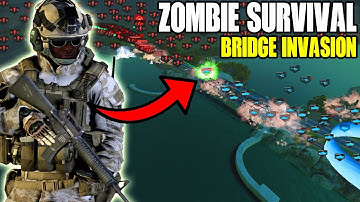 This Terrifying ZOMBIE SURVIVAL Bridge Defense is IMPOSSIBLE... - New Broken Arrow: Zombie Update
