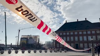 L'ancienne bourse de Copenhague est bouclée après un gigantesque incendie | AFP Images