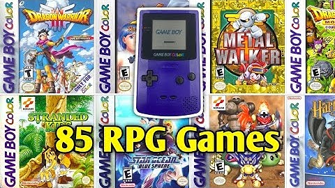 Best 85 RPG Games for GBC