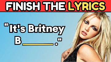 FINISH THE LYRICS - 2000s SONGS EDITION 🎵| Music Quiz