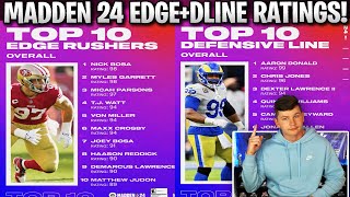 99 AARON DONALD! MADDEN 24 EDGE RUSHERS AND D LINEMAN RATINGS REVEALED! image