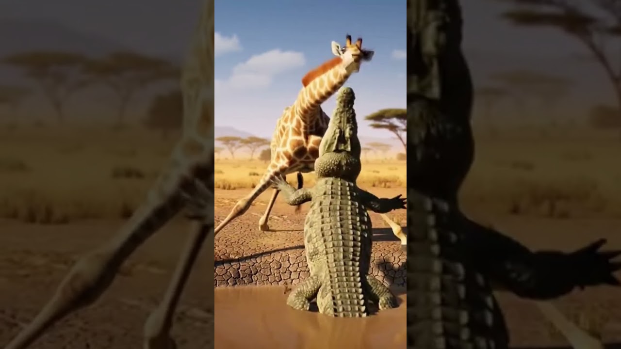 What Happened to the Thirsty Baby Giraffe…? 목 Watch Its Amazing Rescue