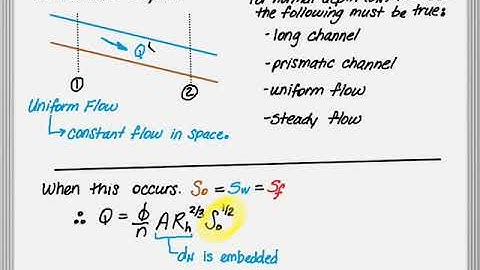 Normal Depth - Uniform Flow