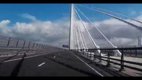 Spring Drive North Over Queensferry Crossing Firth Of Forth Scotland