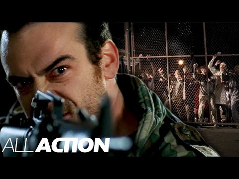 Zombie Horde Attacks The Army Compound | Land Of The Dead (2005) | All Action