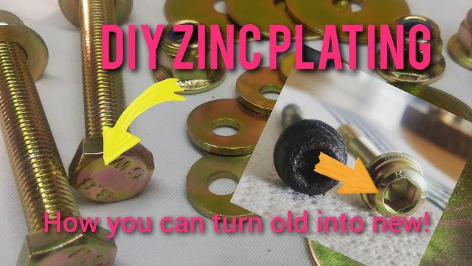 Zinc Nickel Plating Kit With Yellow Passivate  How To Plate Metal Parts &  Restore Old Fasteners 