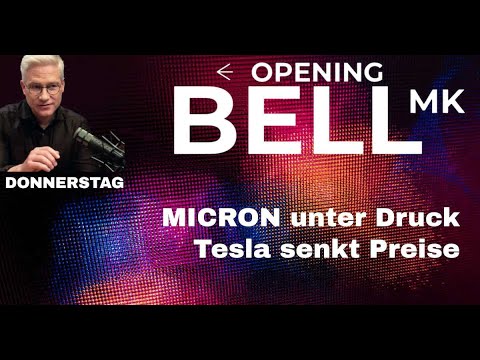 Micron unter Druck | Tesla senkt erneut Preise | AMC und CarMax brechen ein