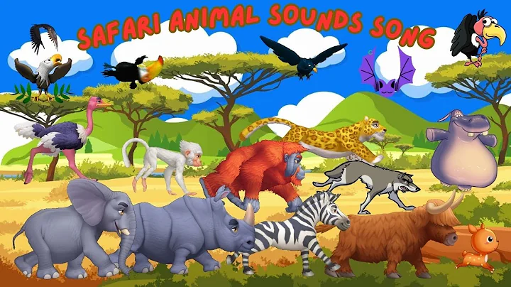 Safari Animal Sounds Song | Animal Sounds Song for Kids | Kids TV Education