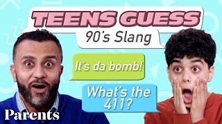 Parents Guess Teen Slang &amp; Teens Guess 90&#39;s Slang | Kidsplaining | Parents