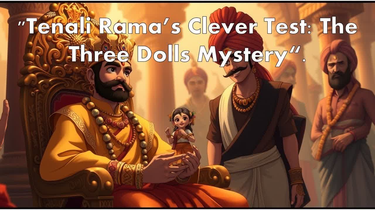 NEW!🔍 Tenali Rama’s Genius: The Mystery of the Three Dolls! 🧠👑