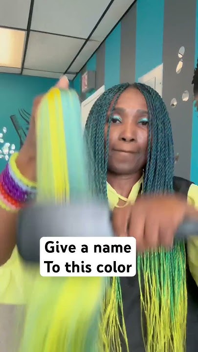  Hair braid color blend - YouTube