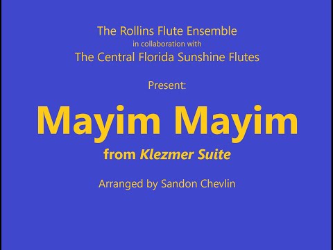 Mayim Mayim- virtual flute choir