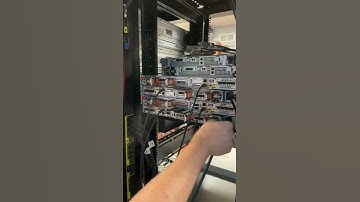 The first step when configuring the Dell PowerStore 1200T is to connect management and power.