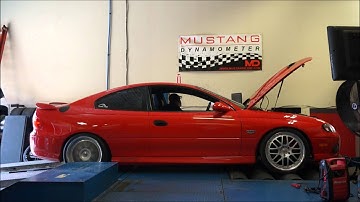 LS2 Pontiac GTO dyno after ARH Long Tubes 358RWHP 351RWTQ