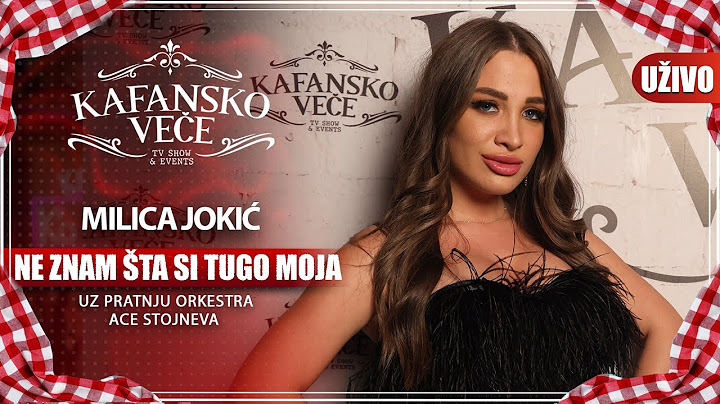 MILICA JOKIC - NE ZNAM STA SI TUGO MOJA | UZIVO | (ORK. ACA STOJNEV) | KAFANSKO VECE | 2023