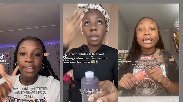 Things I better not see on the first day of school Compilations💗 |Blackgirltingz|
