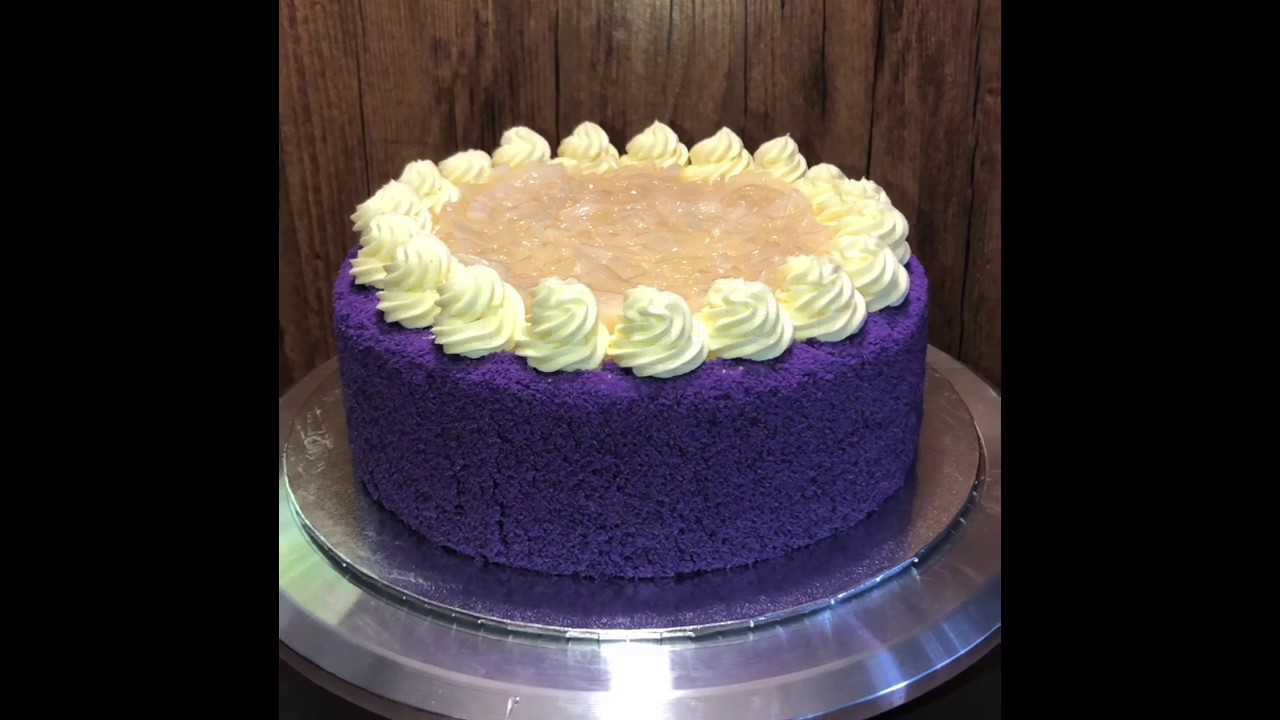 The Best Ube Macapuno Cake