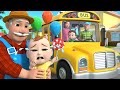 Wheels on the Bus - Crying Baby | Drawing Piggies Song  more Nursery Rhymes & Kids Songs