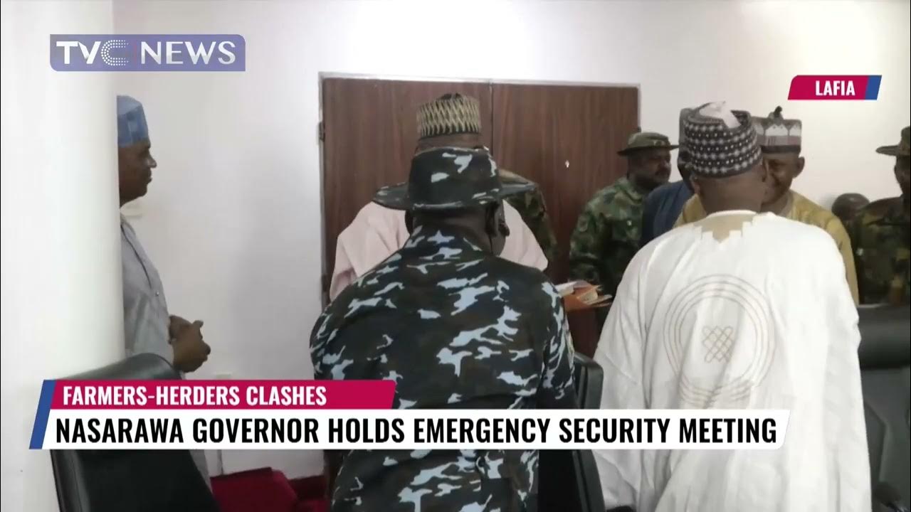 Nasarawa Governor Holds Emergency Security Meeting