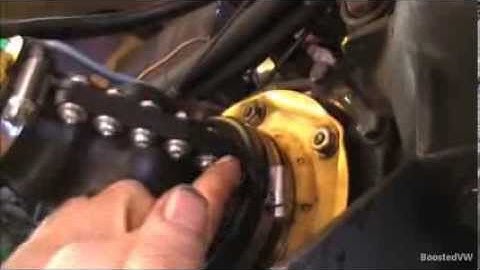 Replacing VW swing axle rubber boots.