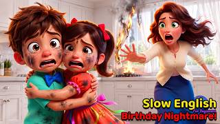🎂 Leo's Birthday Surprise Turned Into A Nightmare! 😱 | Slow English Listening Story (A2 Level)