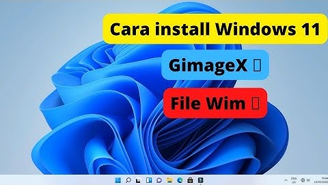 How to install windows 11 wim with gimagex
