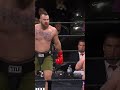 Doughy boxer eats every punch from tattooed fighter