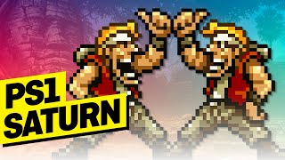 METAL SLUG PS1 vs SATURN 🪖 Versions Comparison