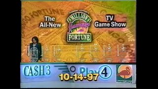 [1997-10-14] Florida Lottery, Cash 3 and Play 4