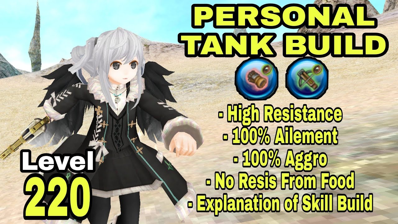 Toram Online Personal Tank Build Level 220 YouTube