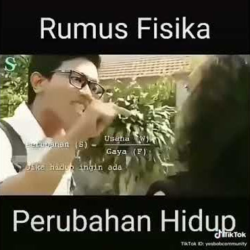 Rumus fisika adalah perubahan hidup