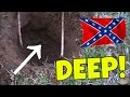 DEEP TREASURE FOUND @ Civil War Camp! Metal Detecting OLD Relics & Silver Coins!